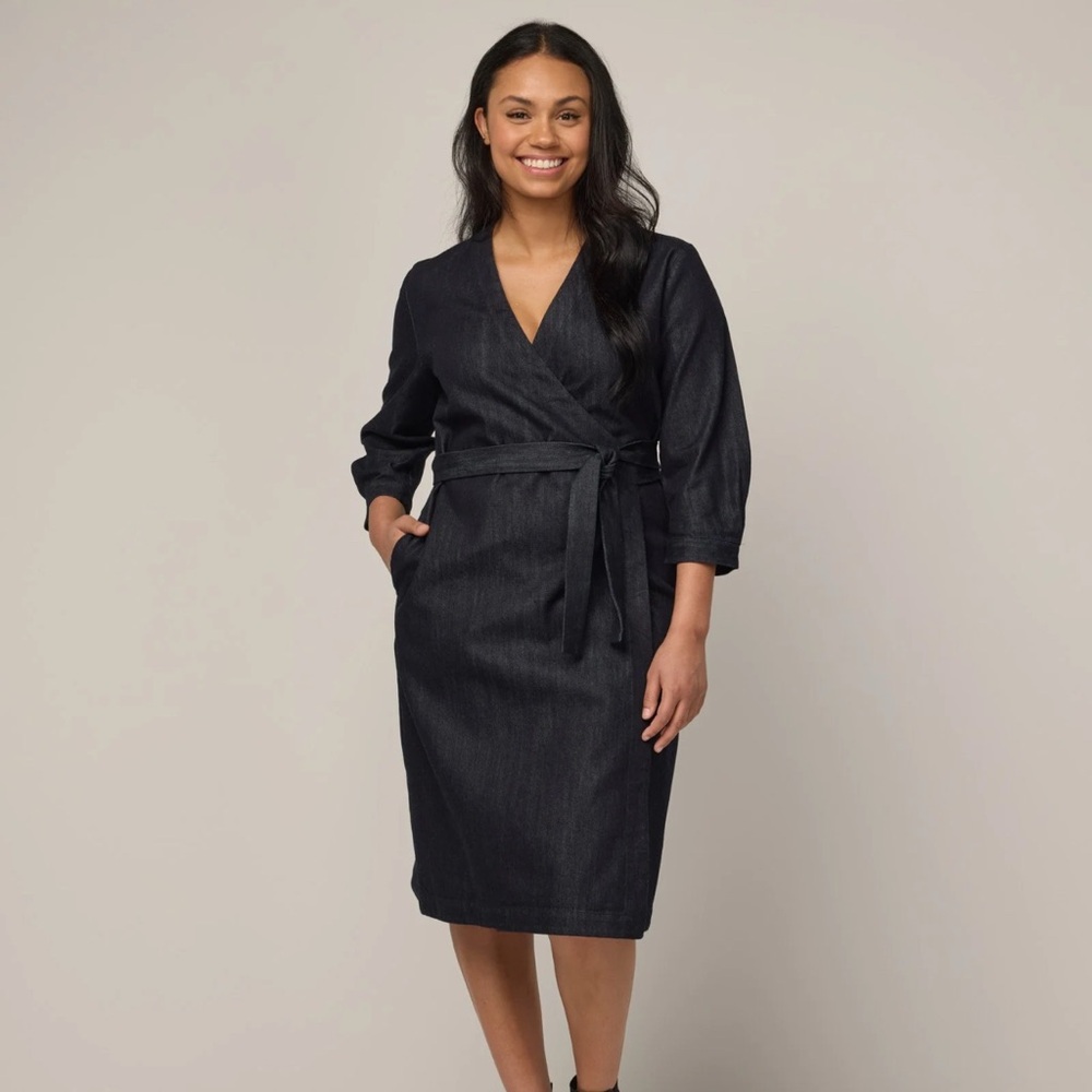 Wool& discontinued Penny wrap dress